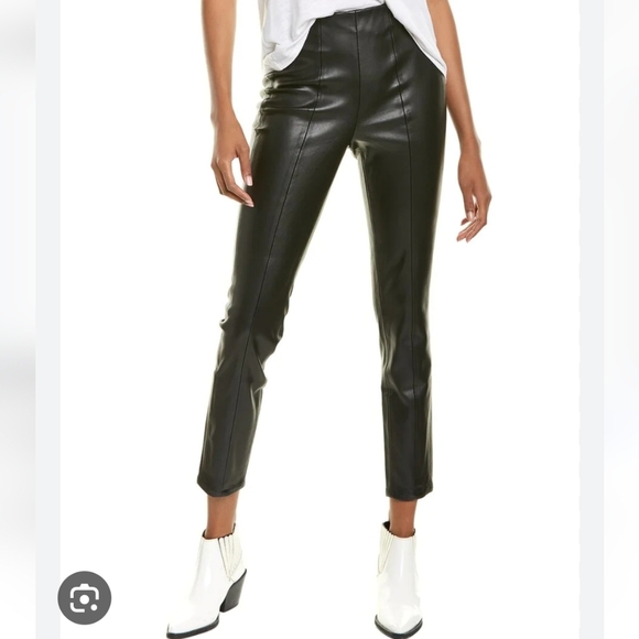 BlankNYC Maleficent High Rise Seamed Faux Vegan Leather Leggings Pants - Picture 1 of 12